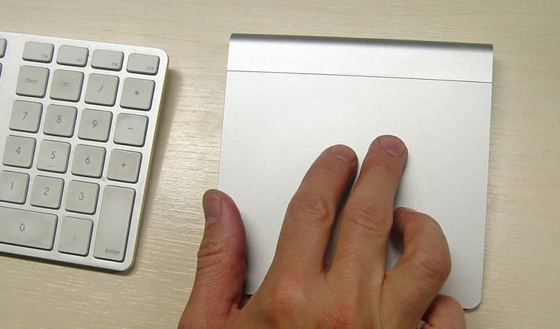 Using the trackpad