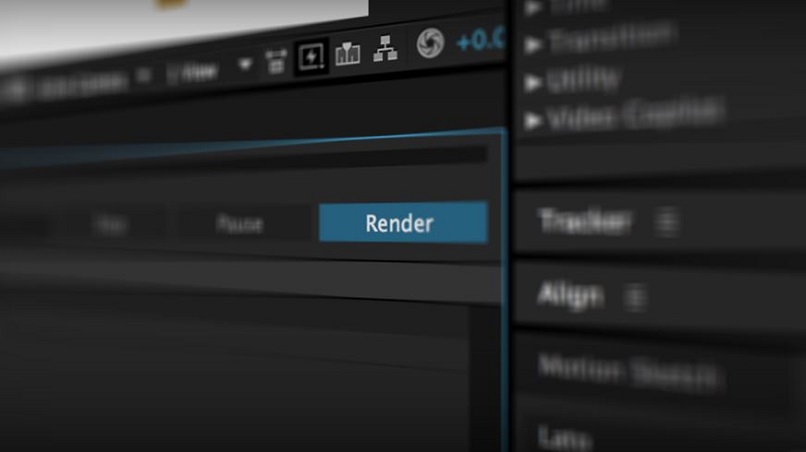 Render video with after effects