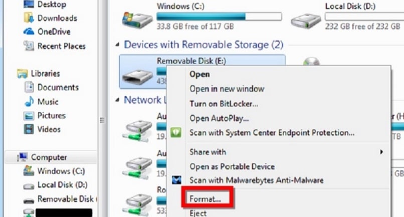 format microsd card in windows