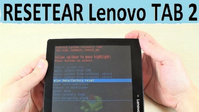 Restoring Lenovo Tablet