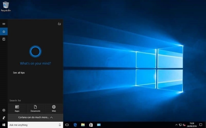 Using Cortana on a Windows PC