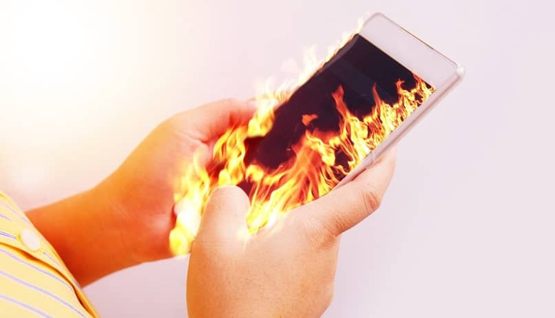 A very hot Android phone can be a serious problem