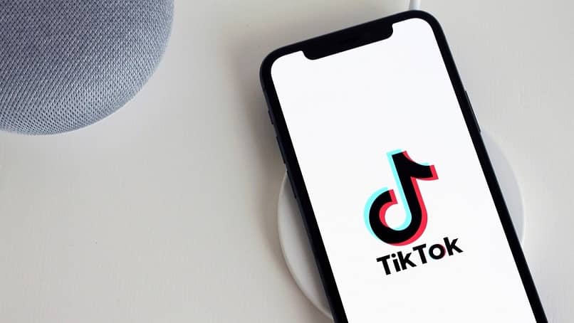 phone with tiktok logo