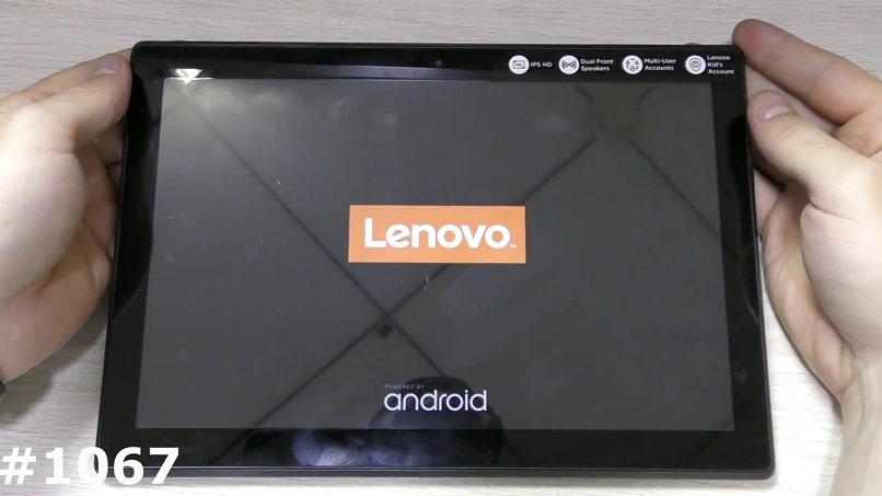 Someone formatted a Lenovo tablet