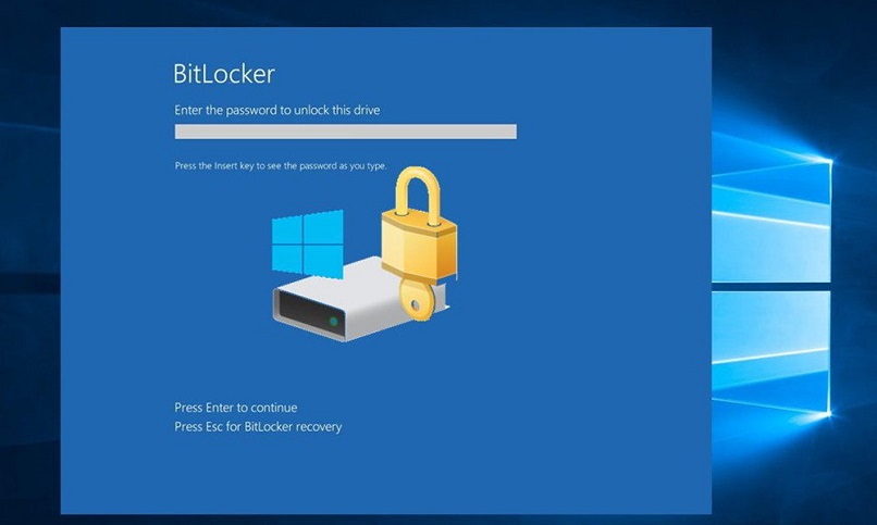 bitlocker home screen