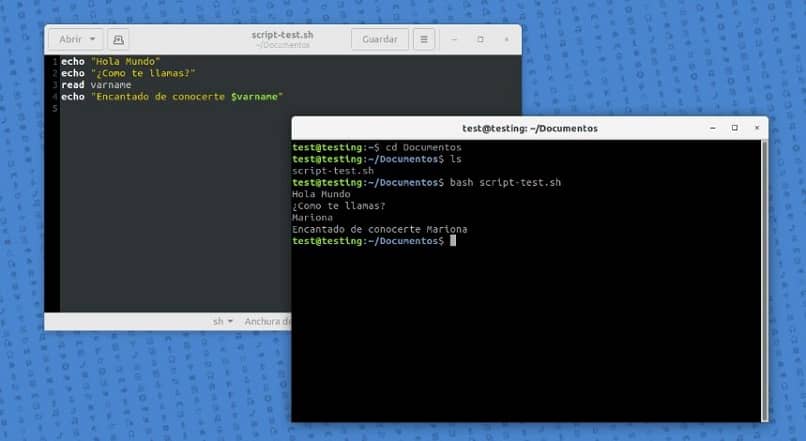 Create scripts using the linux shell