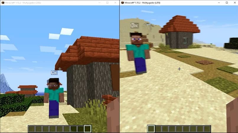 minecraft split screen