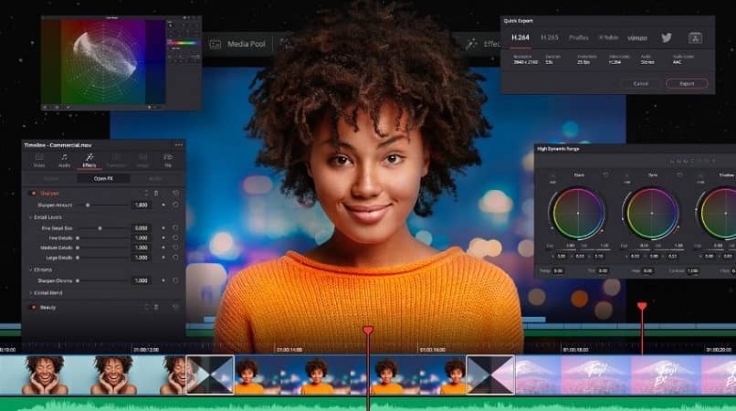 Edit your work with davinci resolve