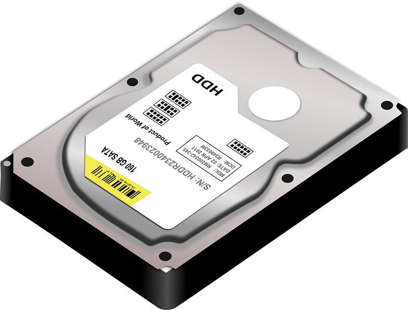 hard drive with your information