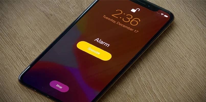 alarm clock on iphone