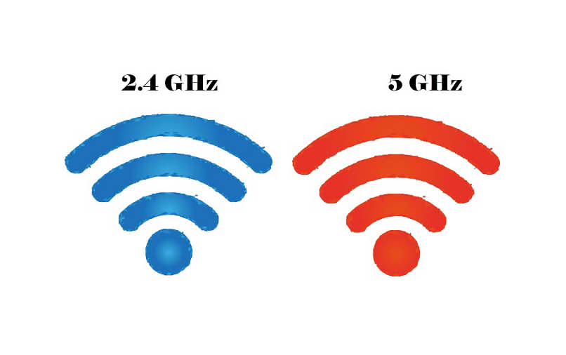 Benefits offered by connecting to a 5 GHz network