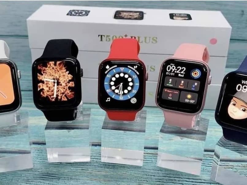 Various smart watches t500 