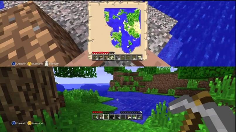 play minecraft split screen