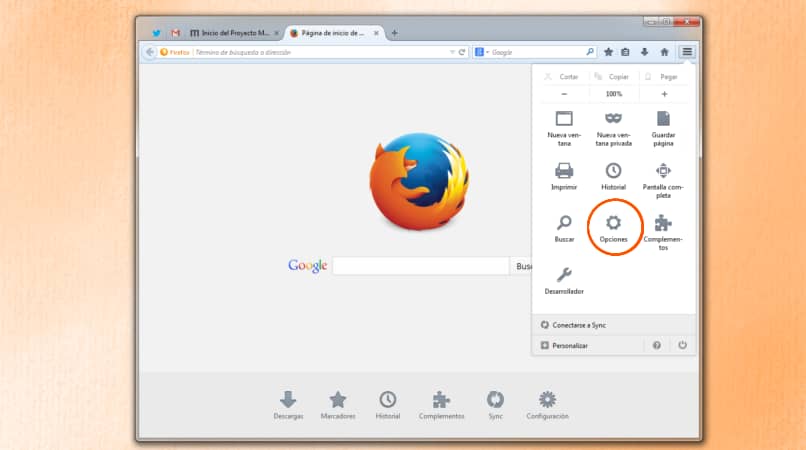 Mozilla options