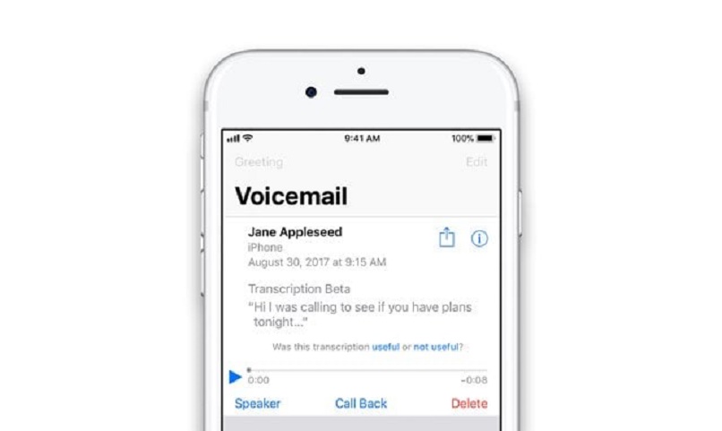 Set up visual voicemail on iPhone