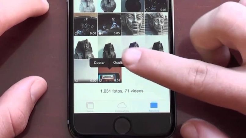 Hide settings for photos or videos on iPhone