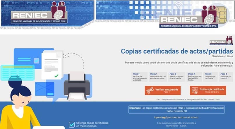 certificado reniec dni